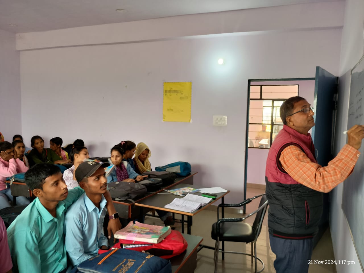Teacher and student